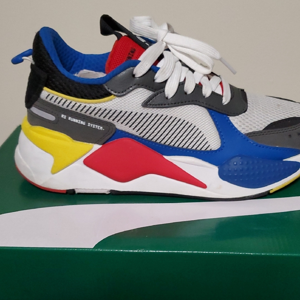 Puma Kids Sneakers - Blue, Red, Yellow, Gray